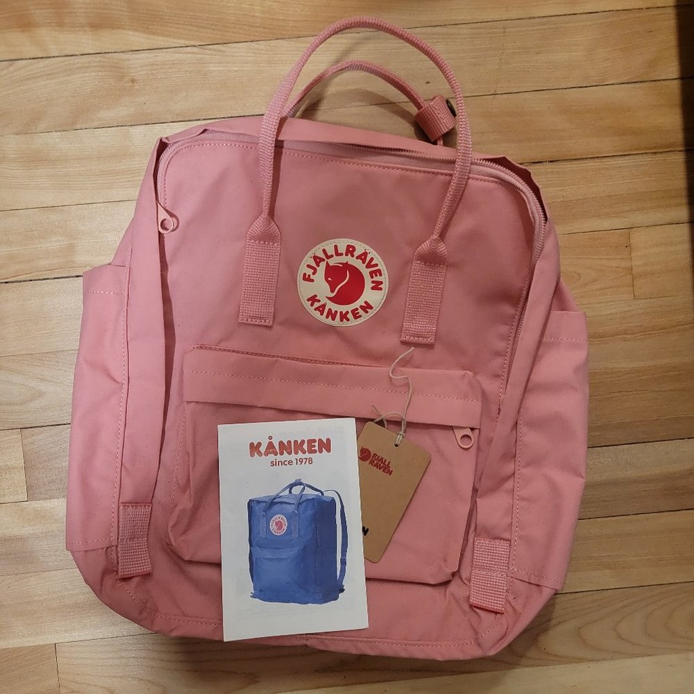 BNWT Pink Regular Size Kanken Backpack